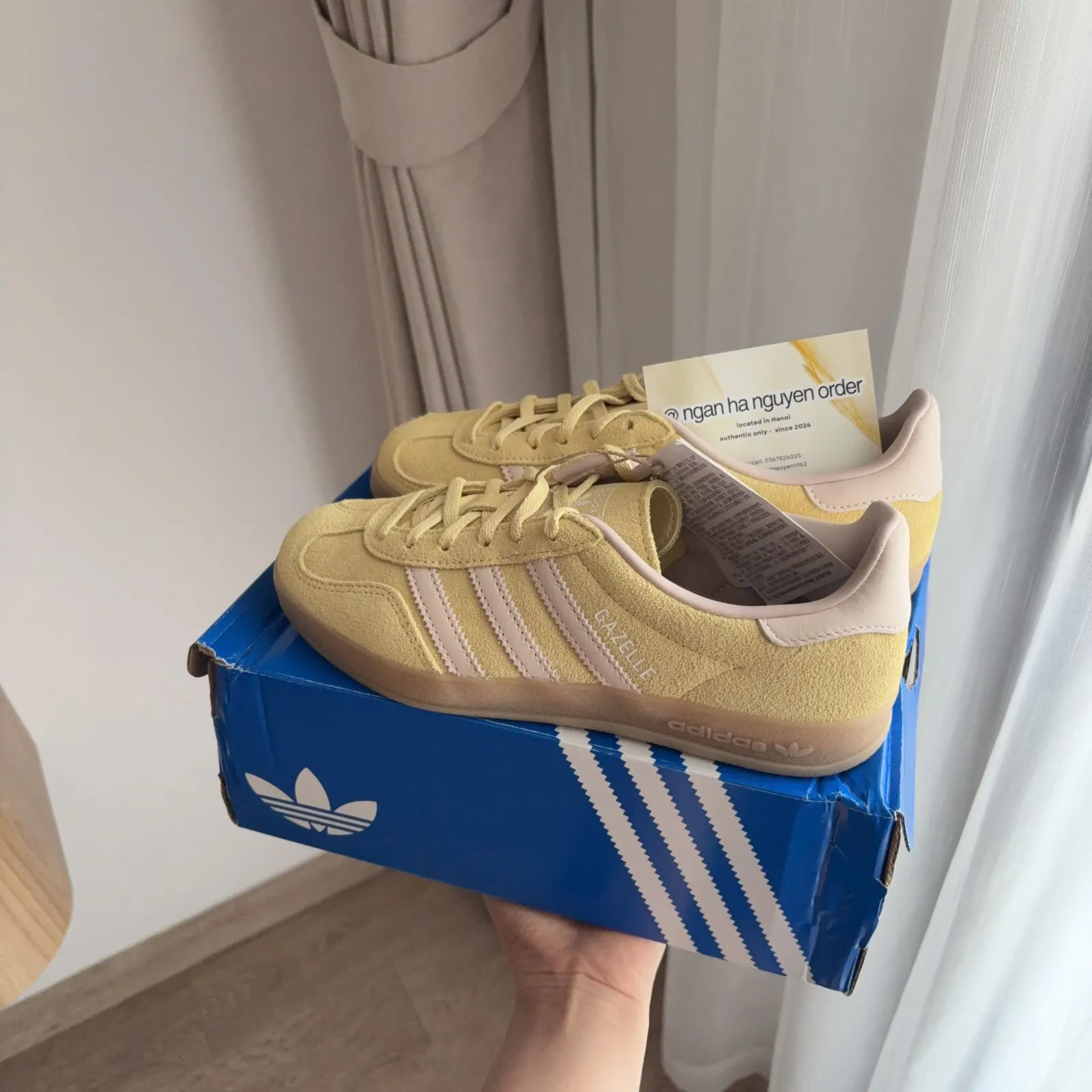 Adidas Gazelle Indoor Sneakers Almost Yellow (IH9220)