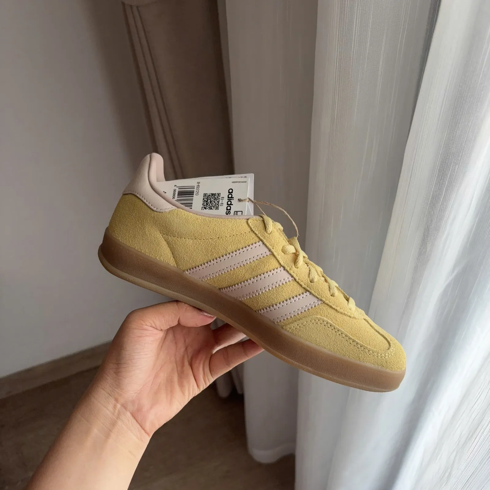 Adidas Gazelle Indoor Sneakers Almost Yellow (IH9220)