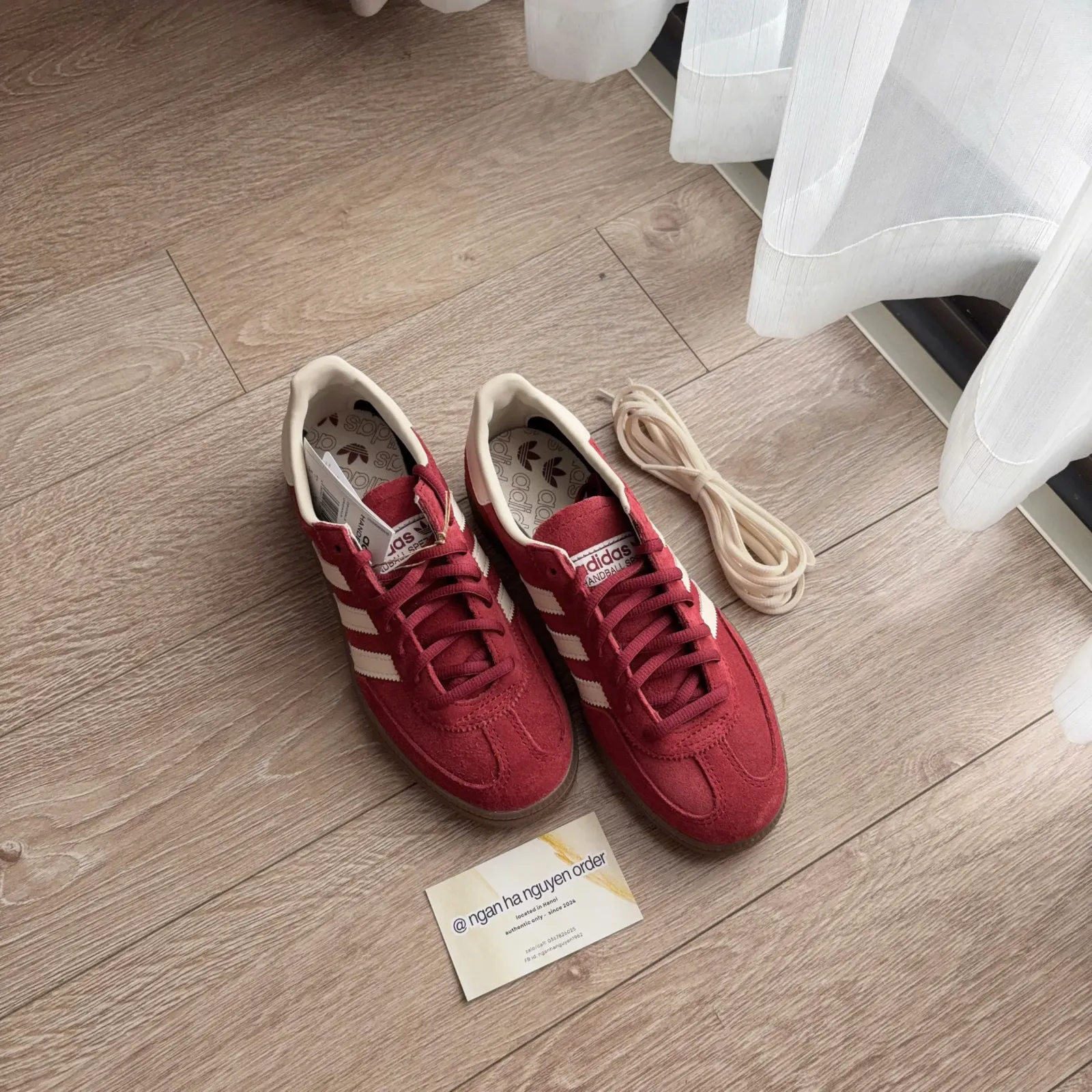 Adidas Handball Spezial "Noble Maroon" Gum (JR2122)