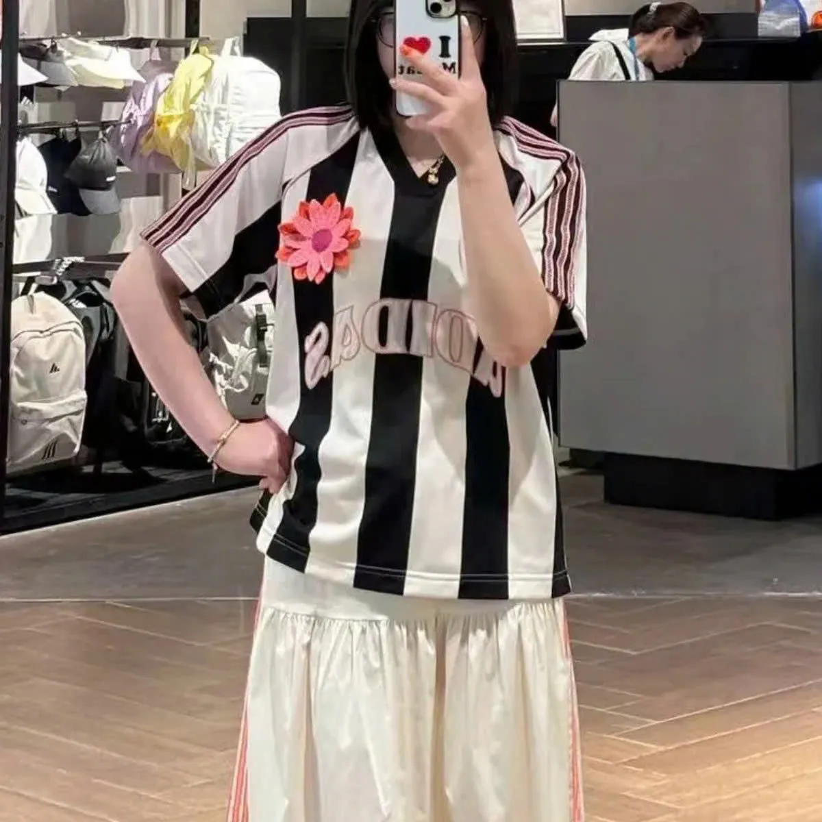 Adidas Originals Summer Glow Jersey ‘White Black’ KC0672