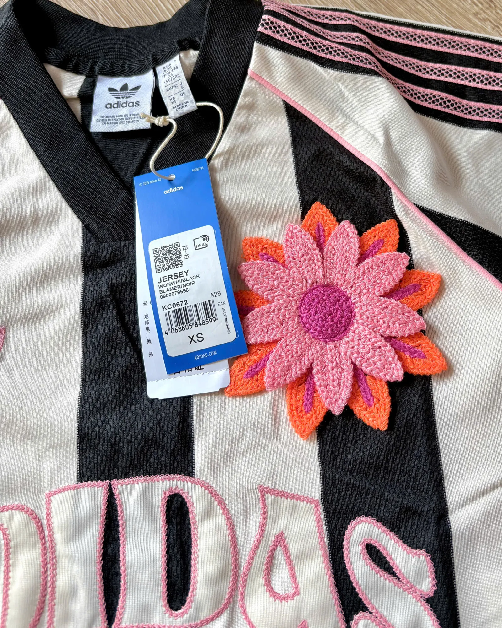 Adidas Originals Summer Glow Jersey ‘White Black’ KC0672