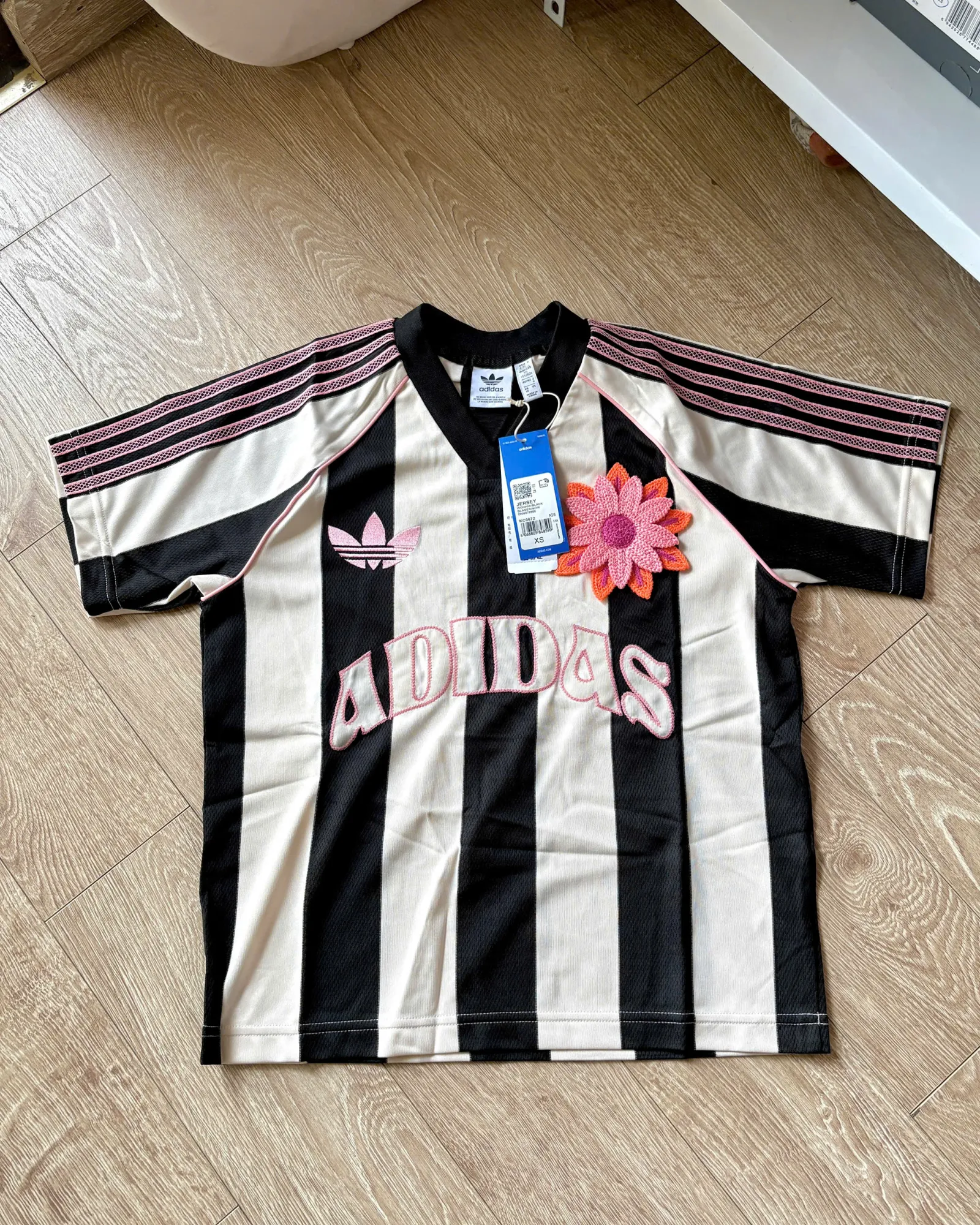 Adidas Originals Summer Glow Jersey ‘White Black’ KC0672