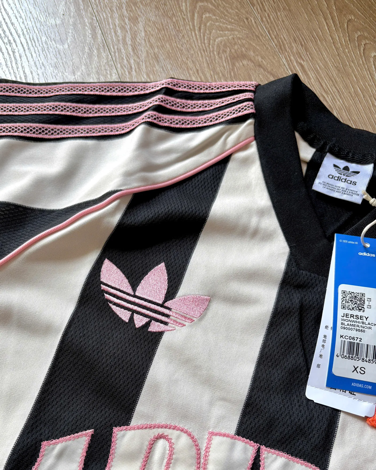 Adidas Originals Summer Glow Jersey ‘White Black’ KC0672