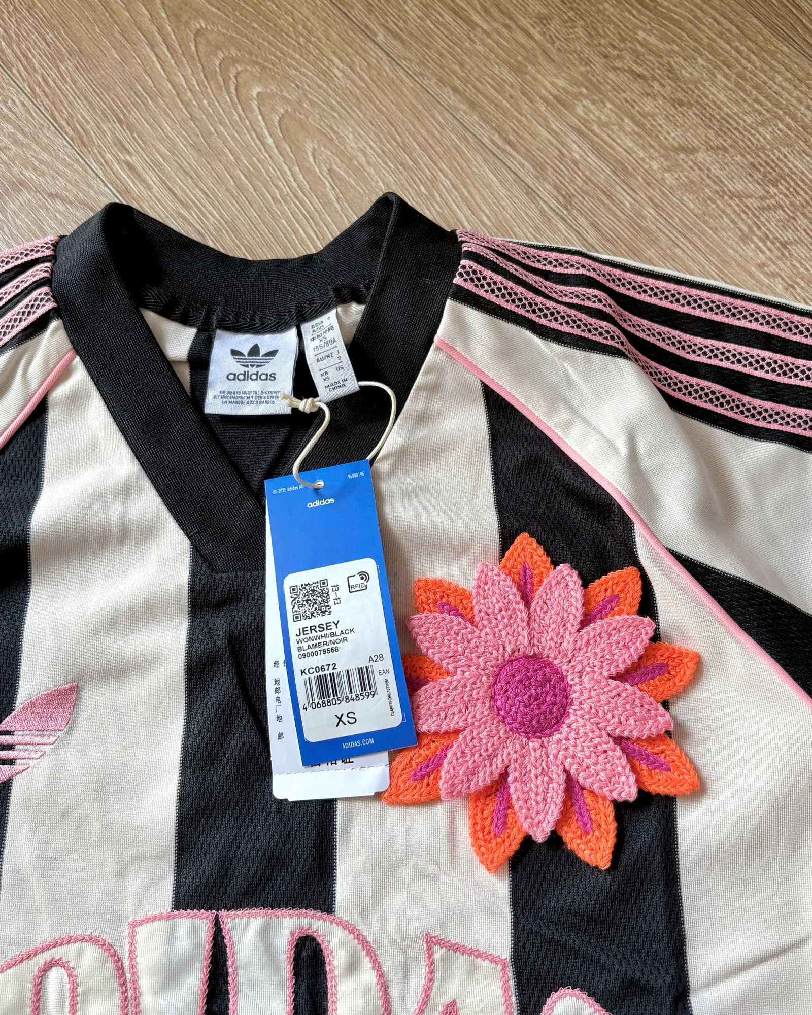 Adidas Originals Summer Glow Jersey ‘White Black’ KC0672