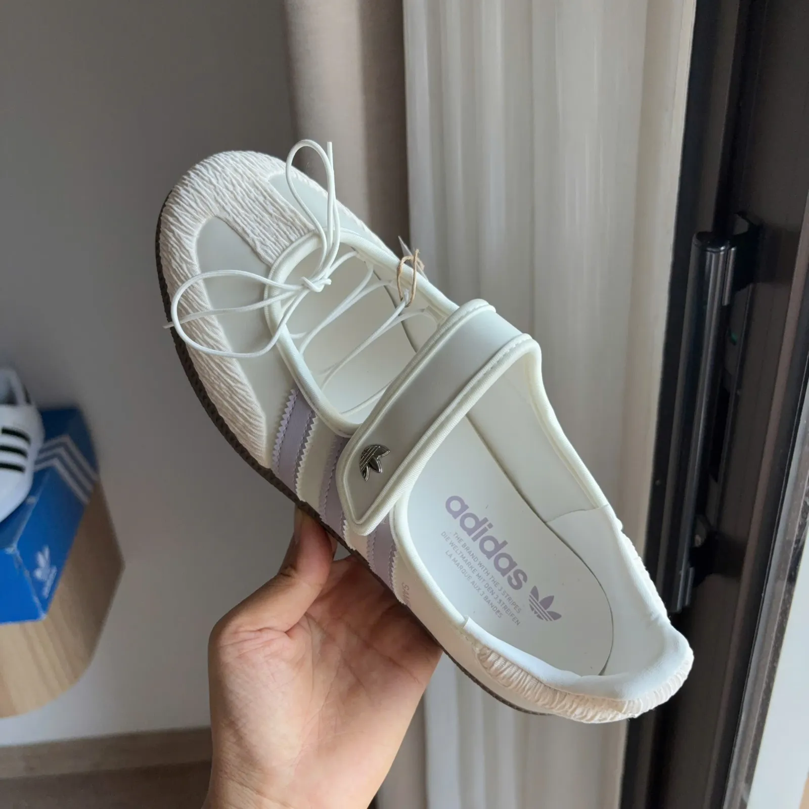 Adidas Samba Jane Chalk White Silver Dawn (LB8627)