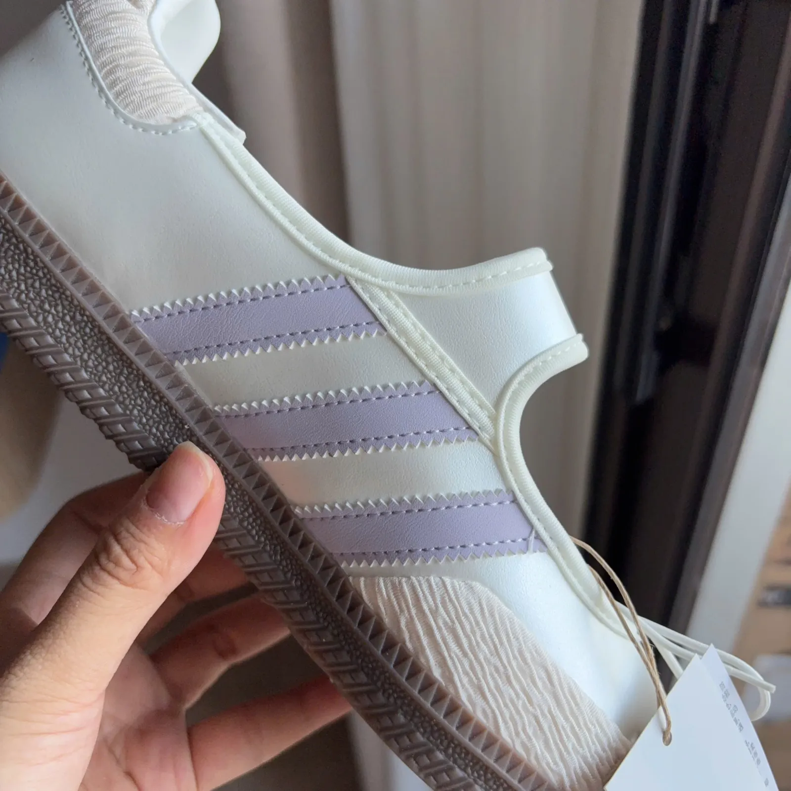 Adidas Samba Jane Chalk White Silver Dawn (LB8627)