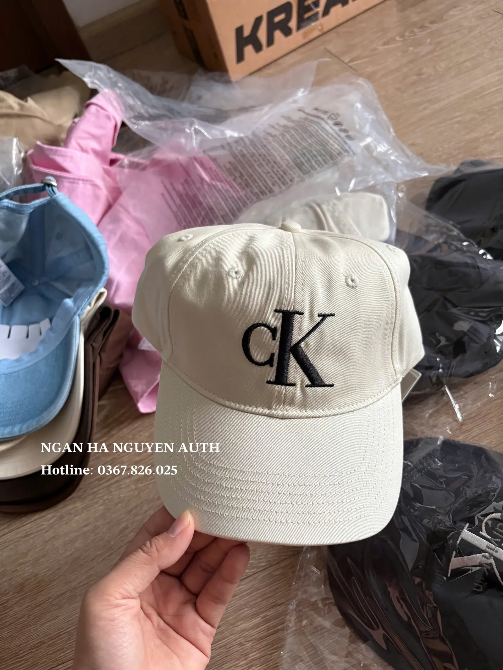 (Bill US) Mũ Calvin Klein Monogram 2 (Size Adult)