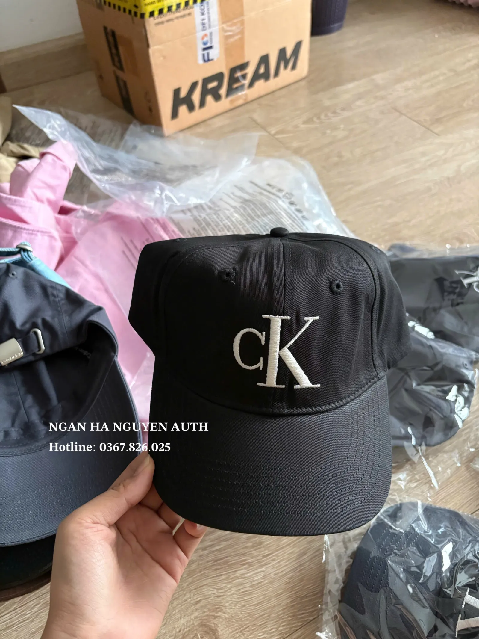 (Bill US) Mũ Calvin Klein Monogram 3 (Size Adult)