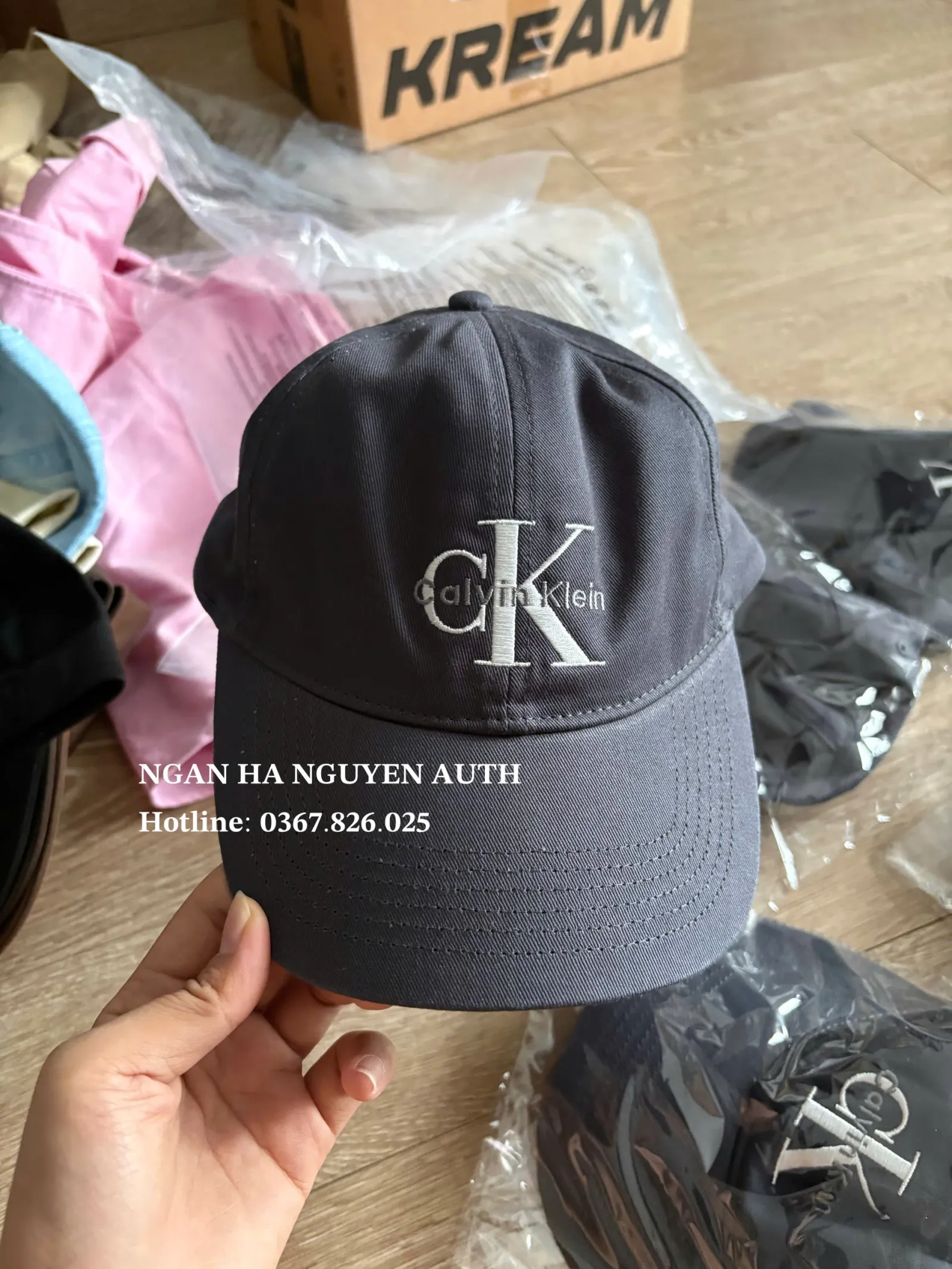 (Bill US) Mũ Calvin Klein Monogram 5 (Size Adult)