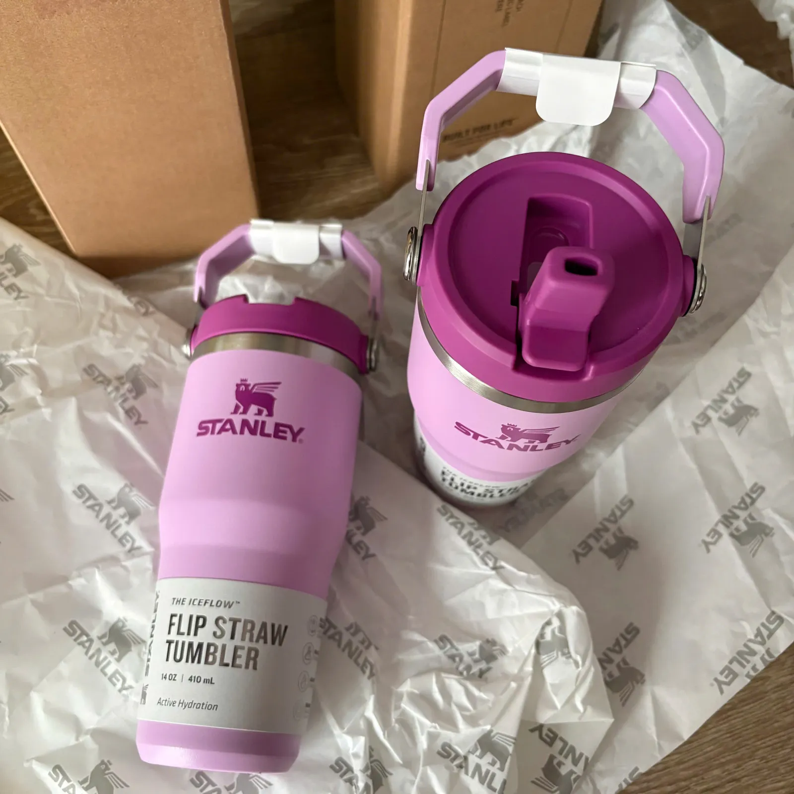 Bình Stanley Flip Straw màu Orchid