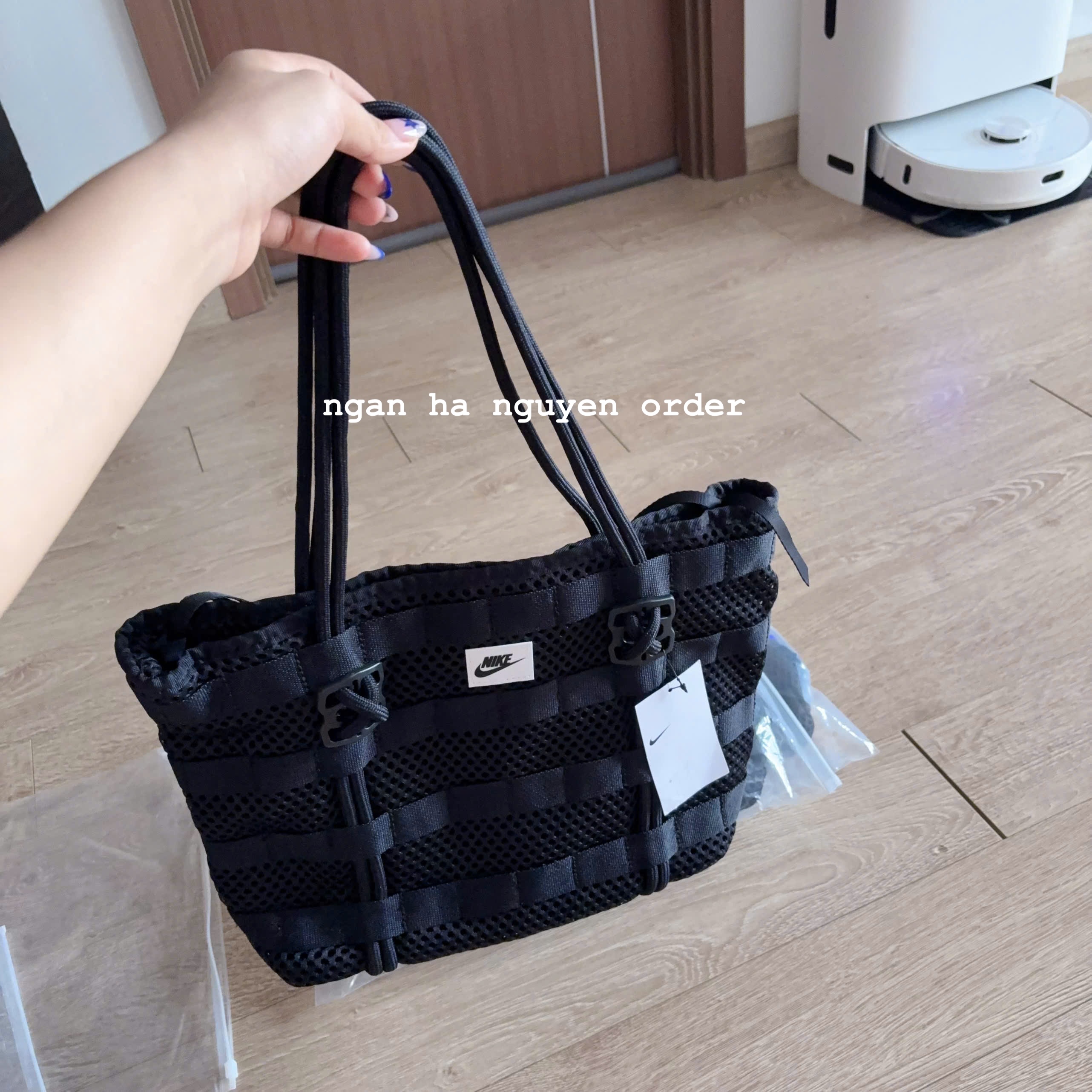 Black Nike Air Tote Bag Black (CU2607)