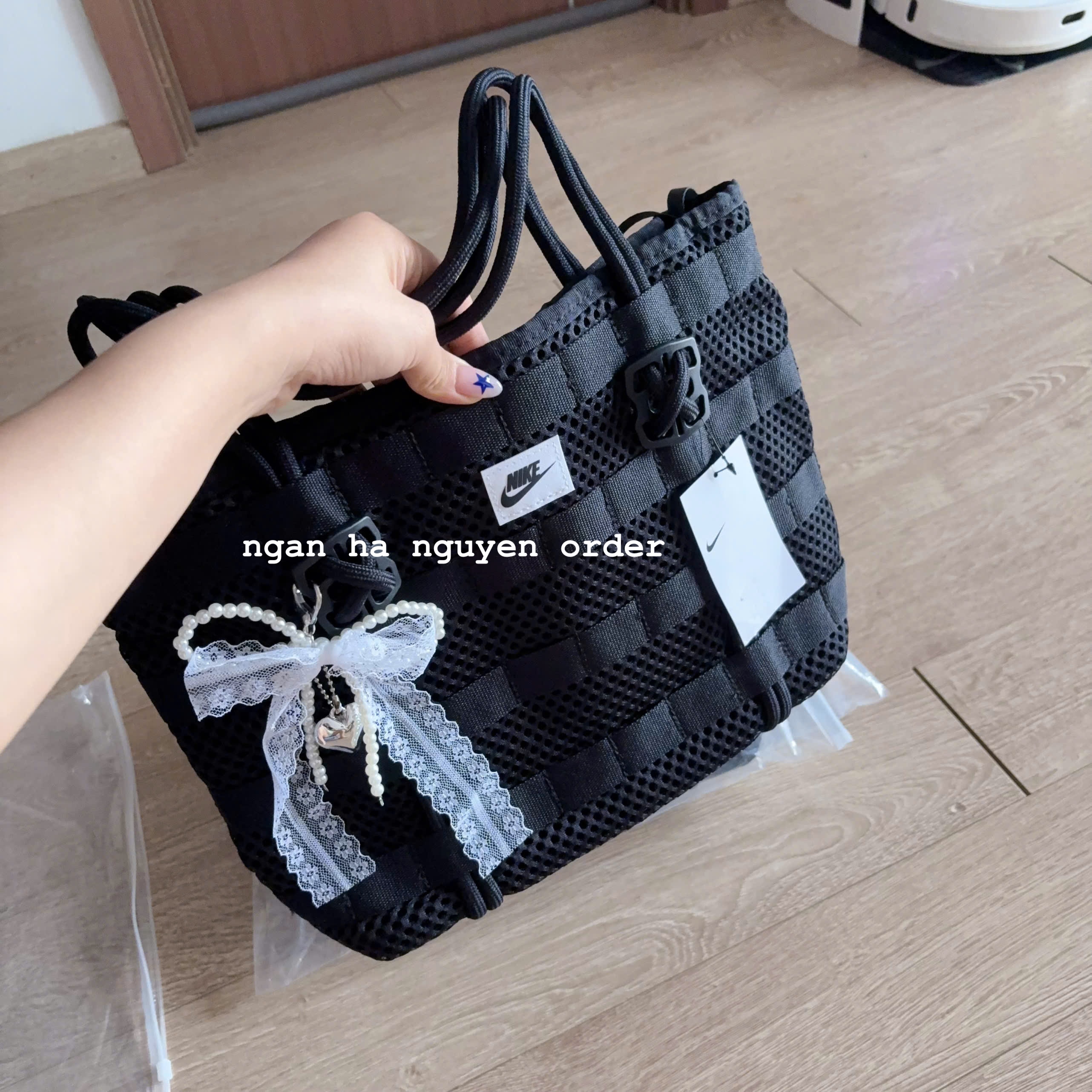 Black Nike Air Tote Bag Black (CU2607)