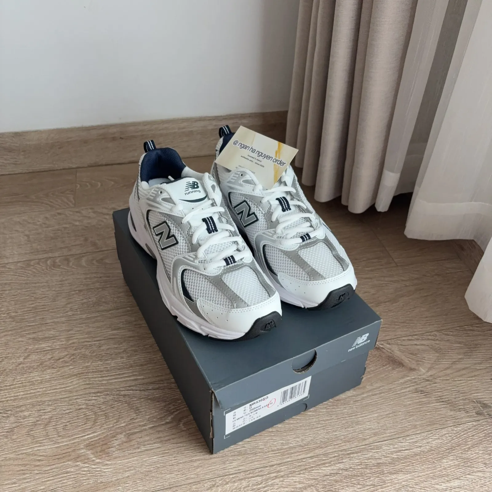 Giày New Balance 530 Retro Running Navy  (MR530SG)