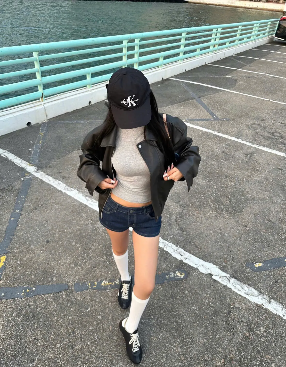 (Bill US) Mũ Calvin Klein Monogram Black (Size Adult)