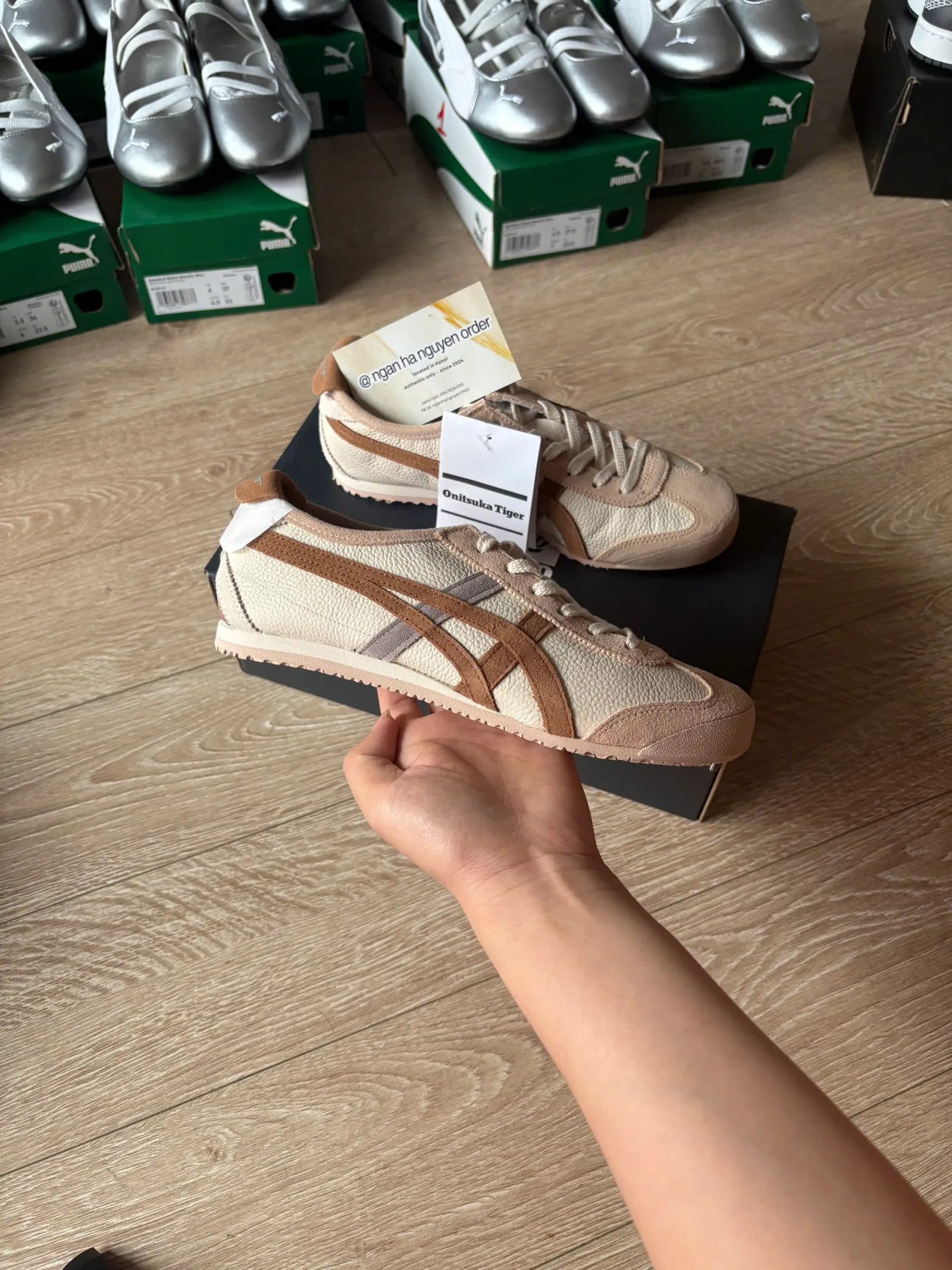 Onitsuka Tiger Mexico 66 Vin - Oatmeal/ Mocha Brown (1183C076-253)
