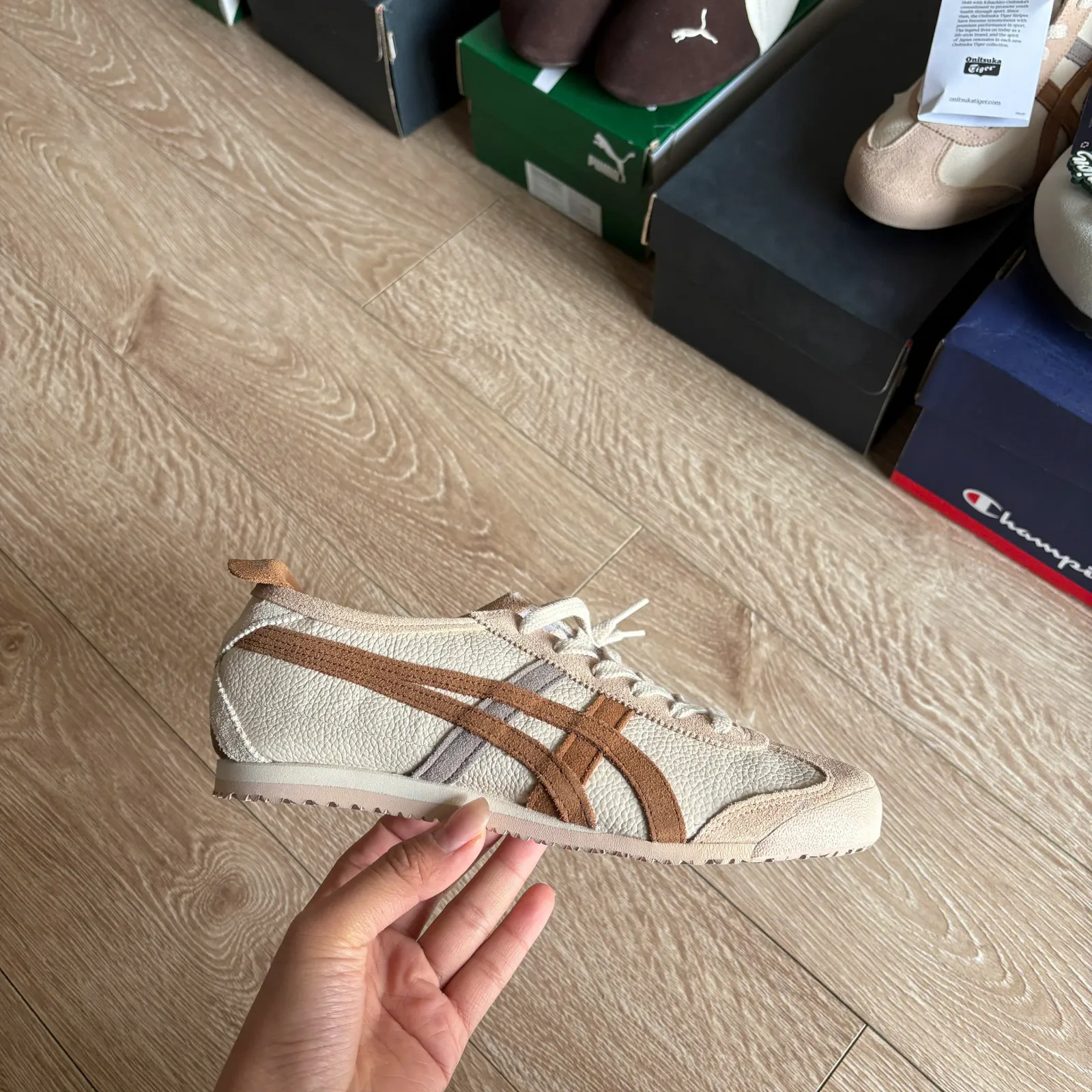 Onitsuka Tiger Mexico 66 Vin - Oatmeal/ Mocha Brown (1183C076-253)
