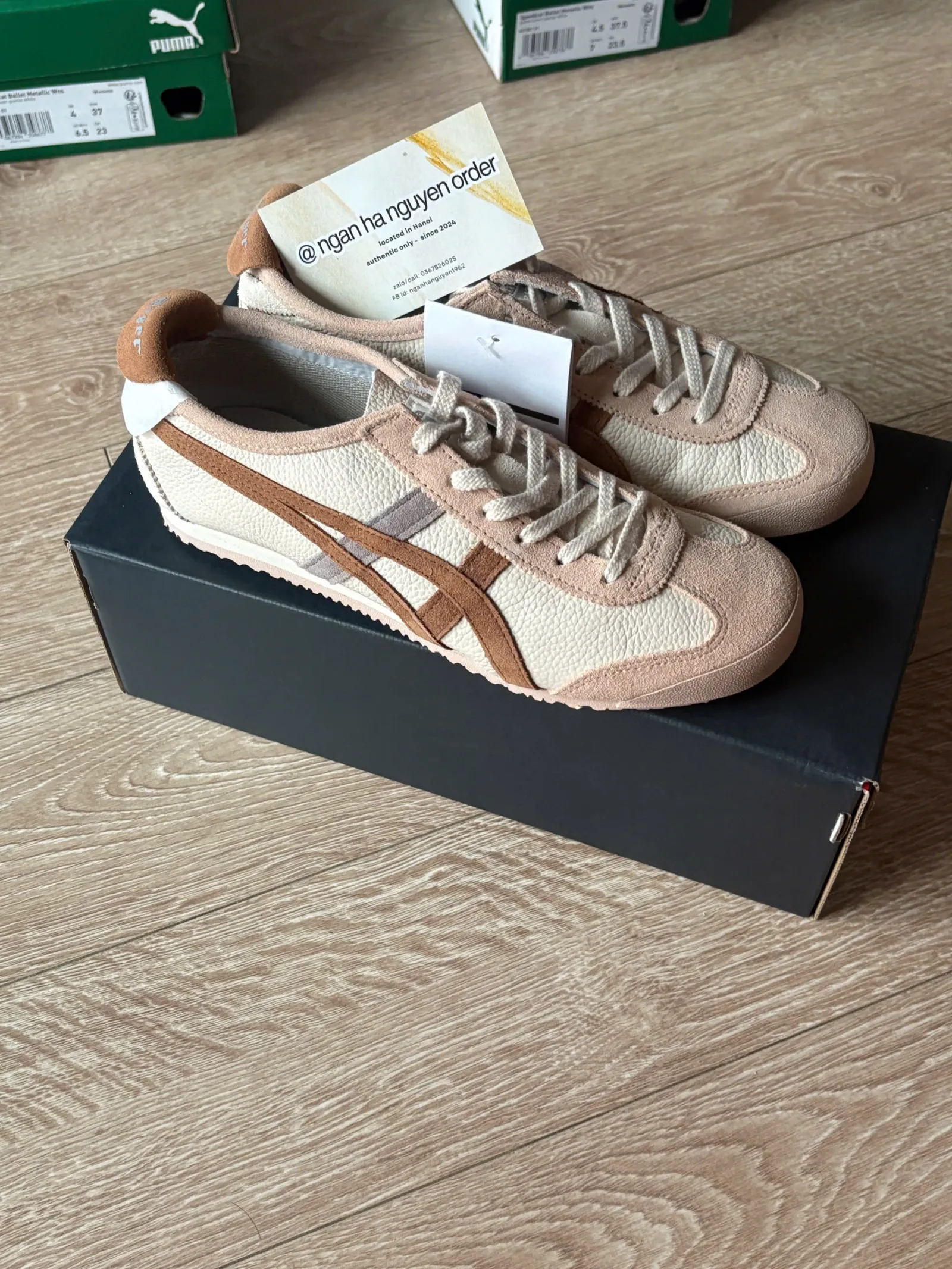 Onitsuka Tiger Mexico 66 Vin - Oatmeal/ Mocha Brown (1183C076-253)