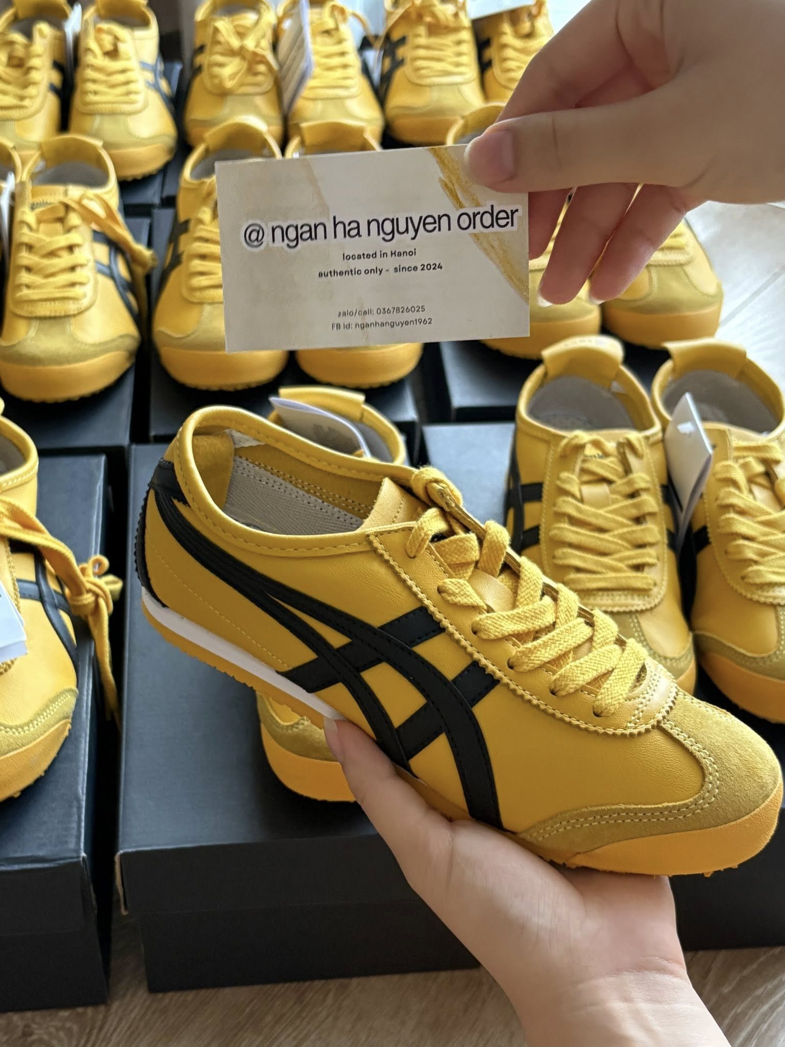 Onitsuka Tiger Mexico 66 Yellow Black  (1183C102-751)
