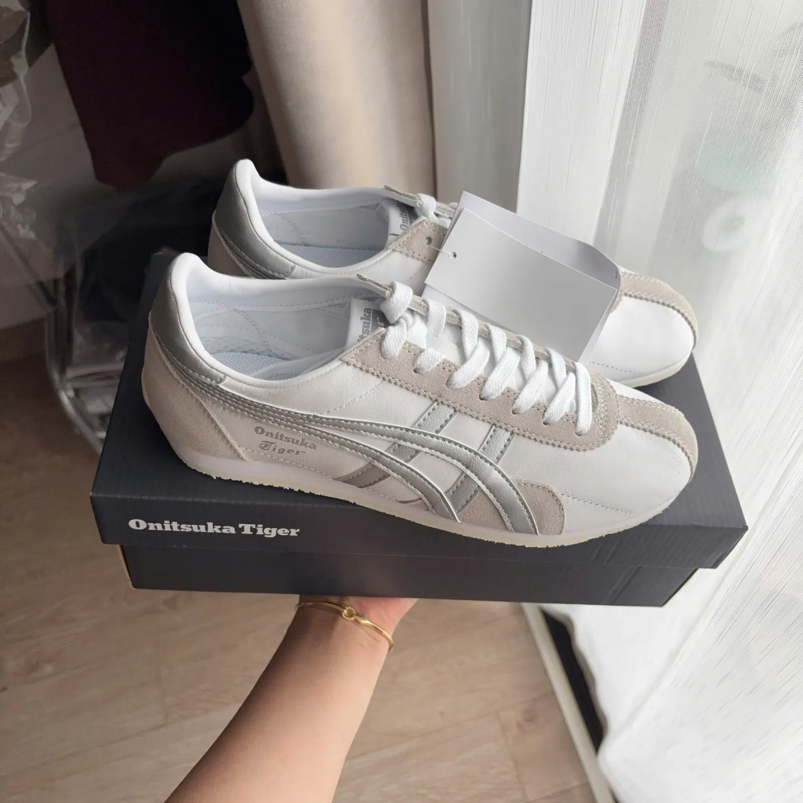 Onitsuka Tiger Runspark Silver White (1183B480-104)