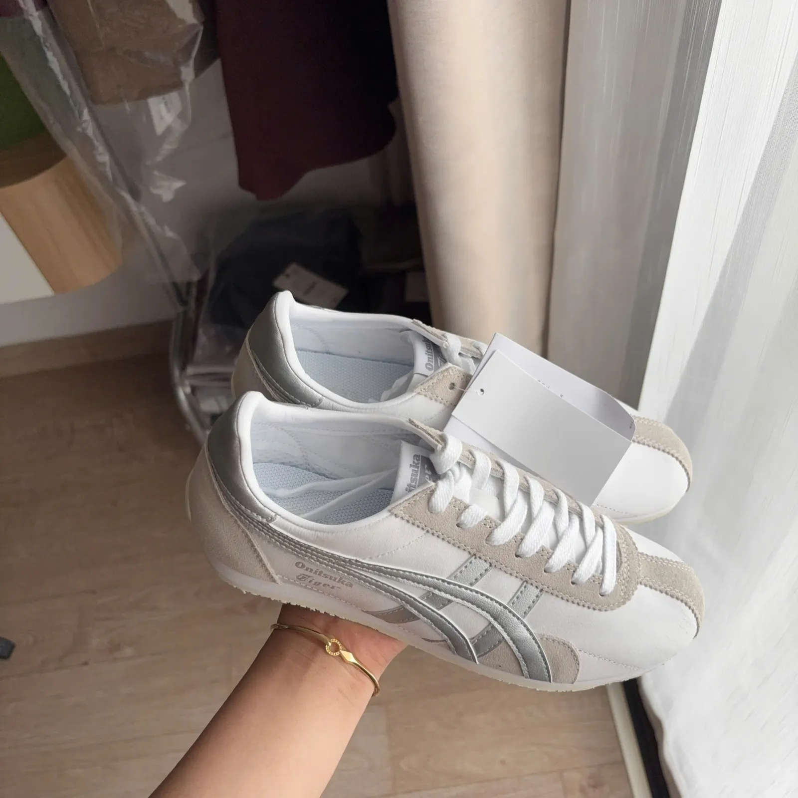 Onitsuka Tiger Runspark Silver White (1183B480-104)