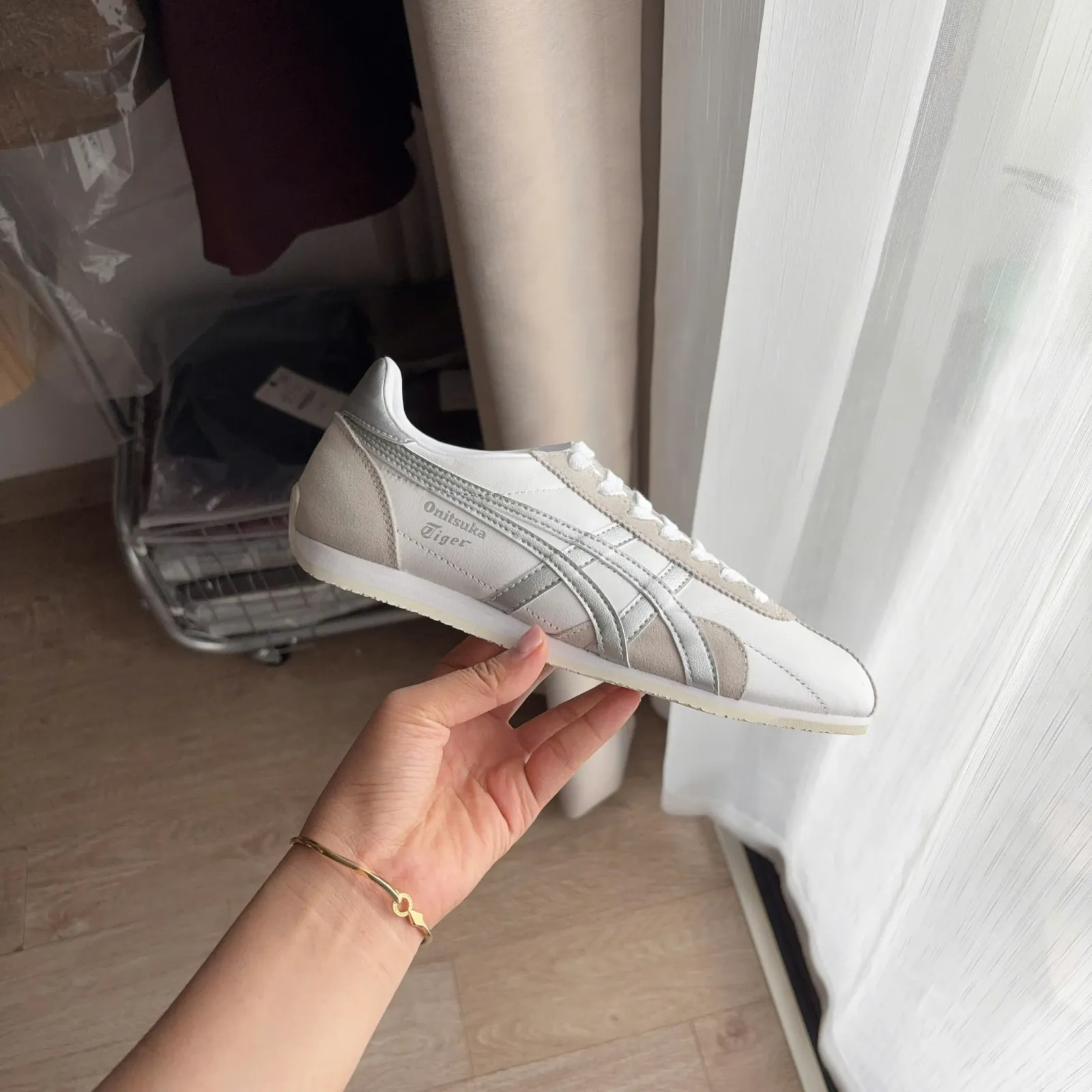 Onitsuka Tiger Runspark Silver White (1183B480-104)