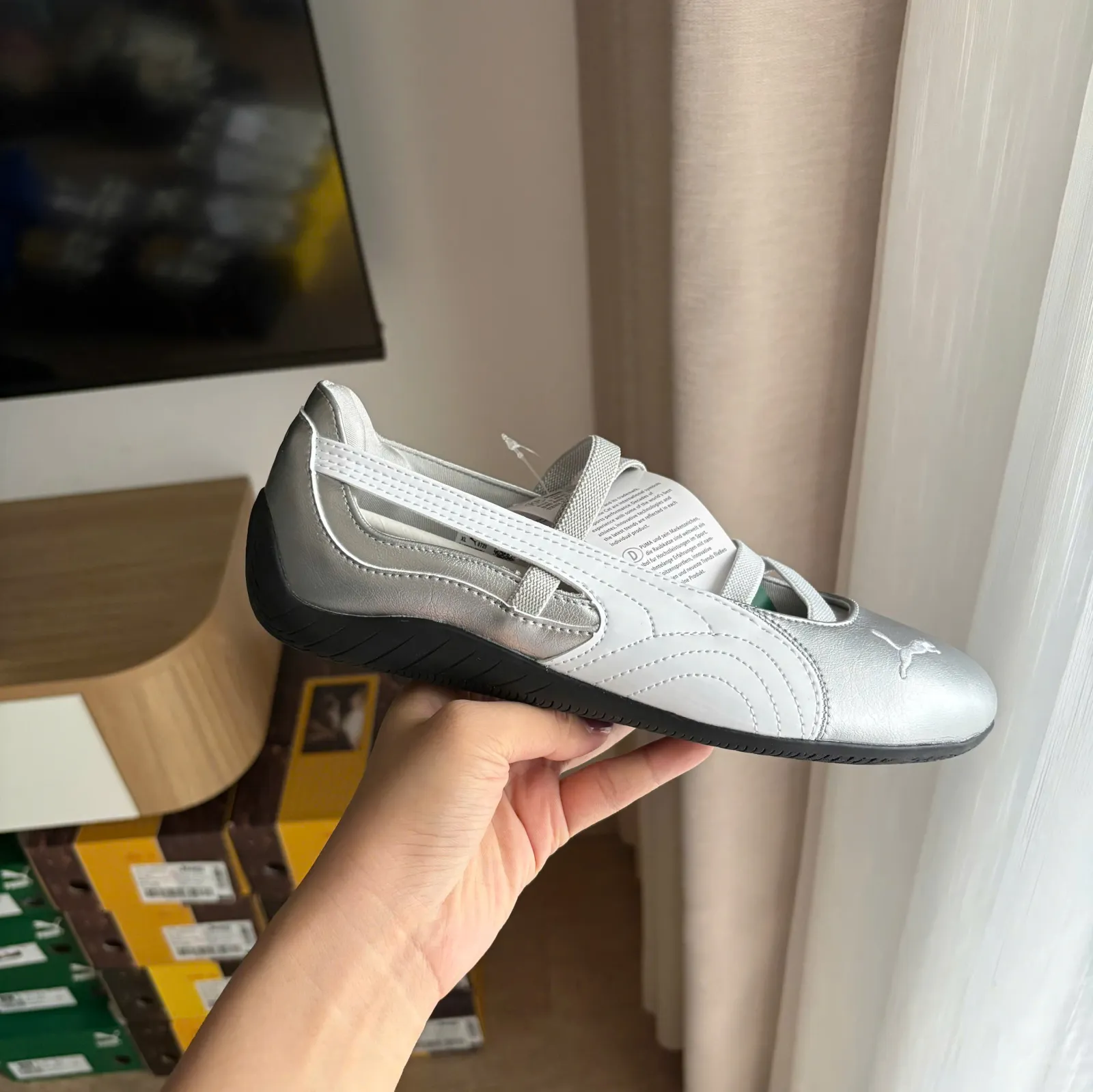 Puma Speedcat Ballet Metallic Silver (401581-01)