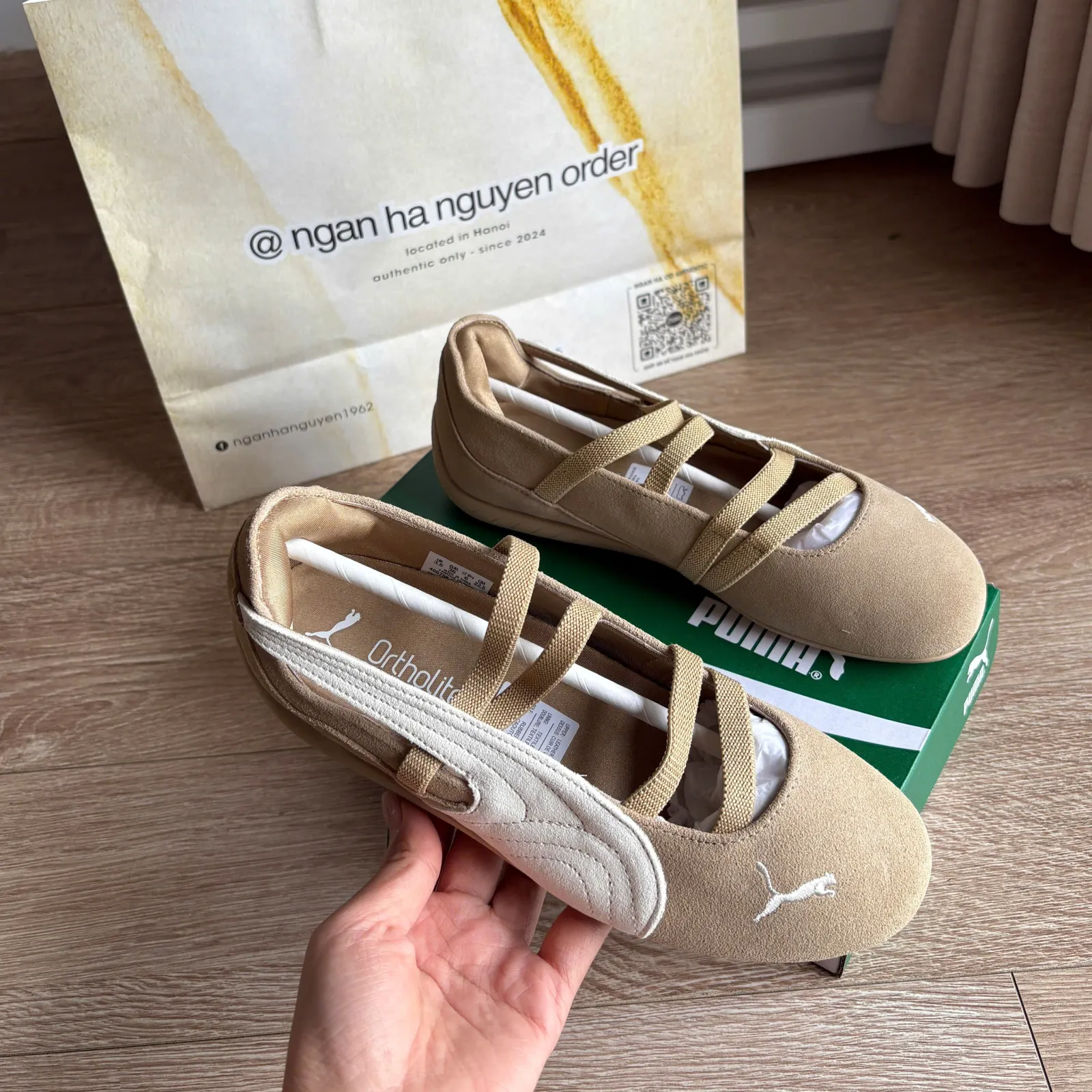 Puma Speedcat Ballet "Tan Warm White" (406758-01)