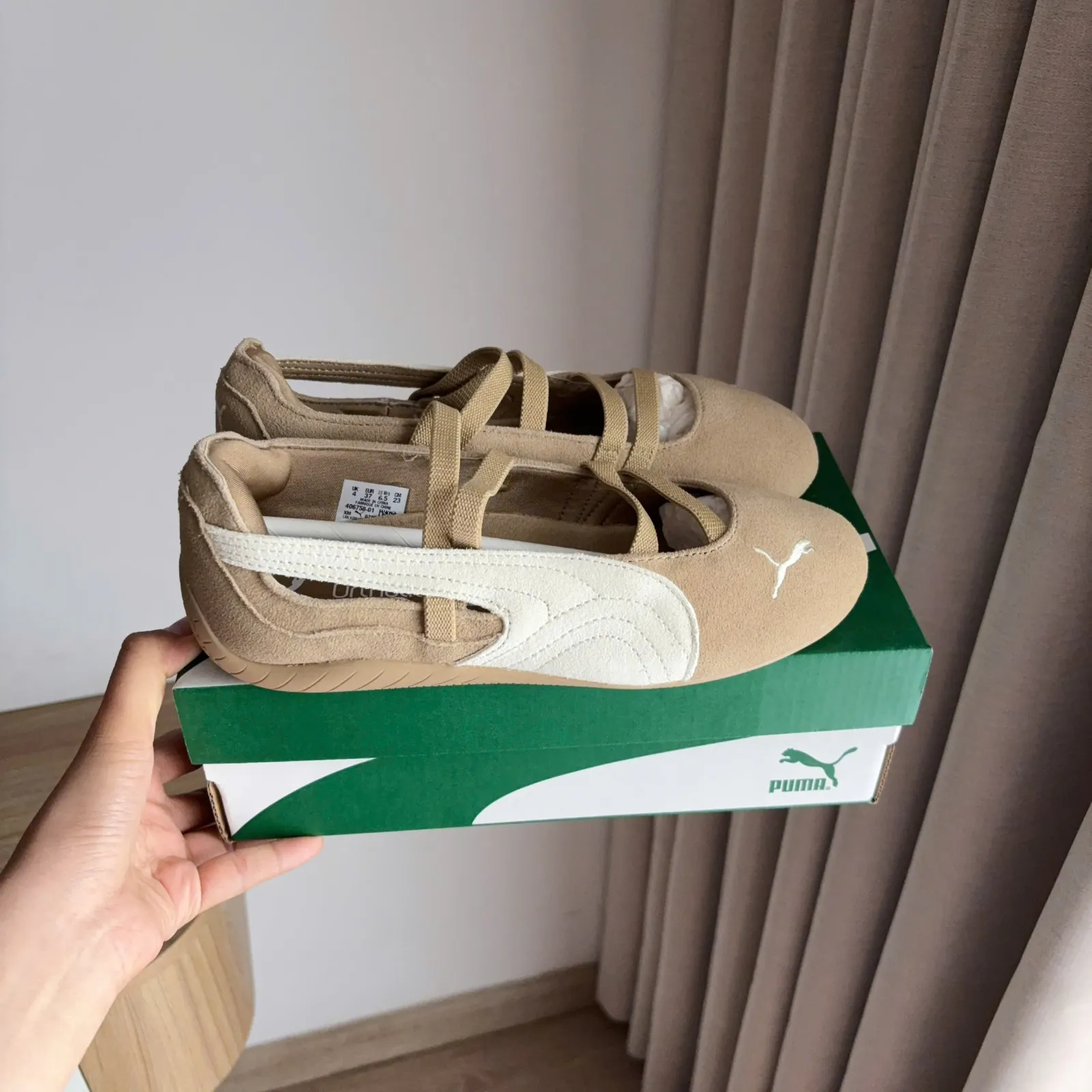 Puma Speedcat Ballet "Tan Warm White" (406758-01)