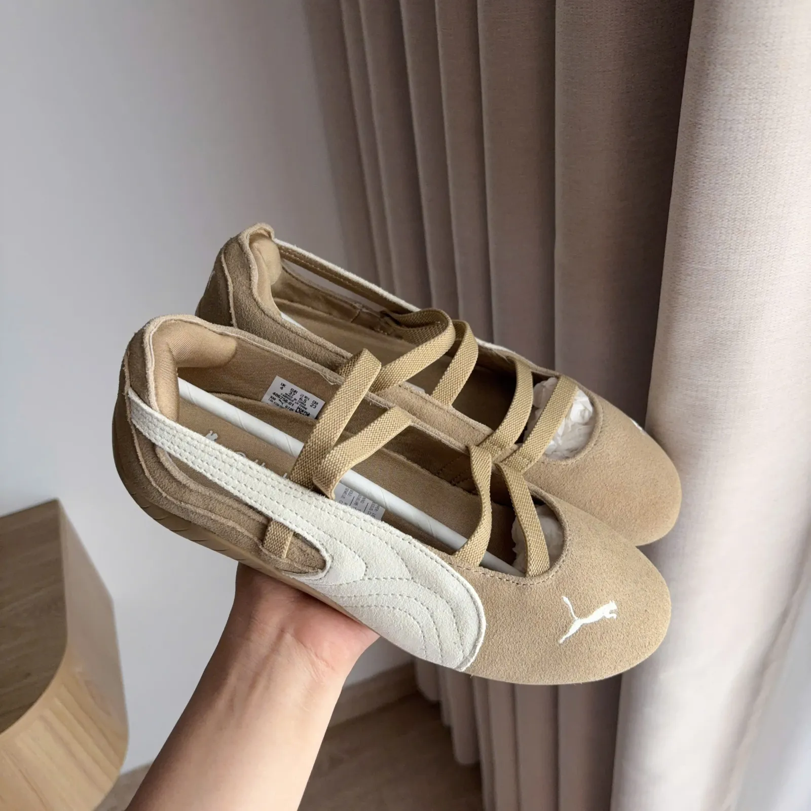 Puma Speedcat Ballet "Tan Warm White" (406758-01)