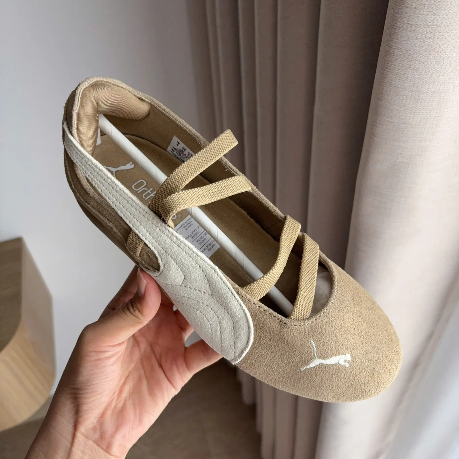 Puma Speedcat Ballet "Tan Warm White" (406758-01)