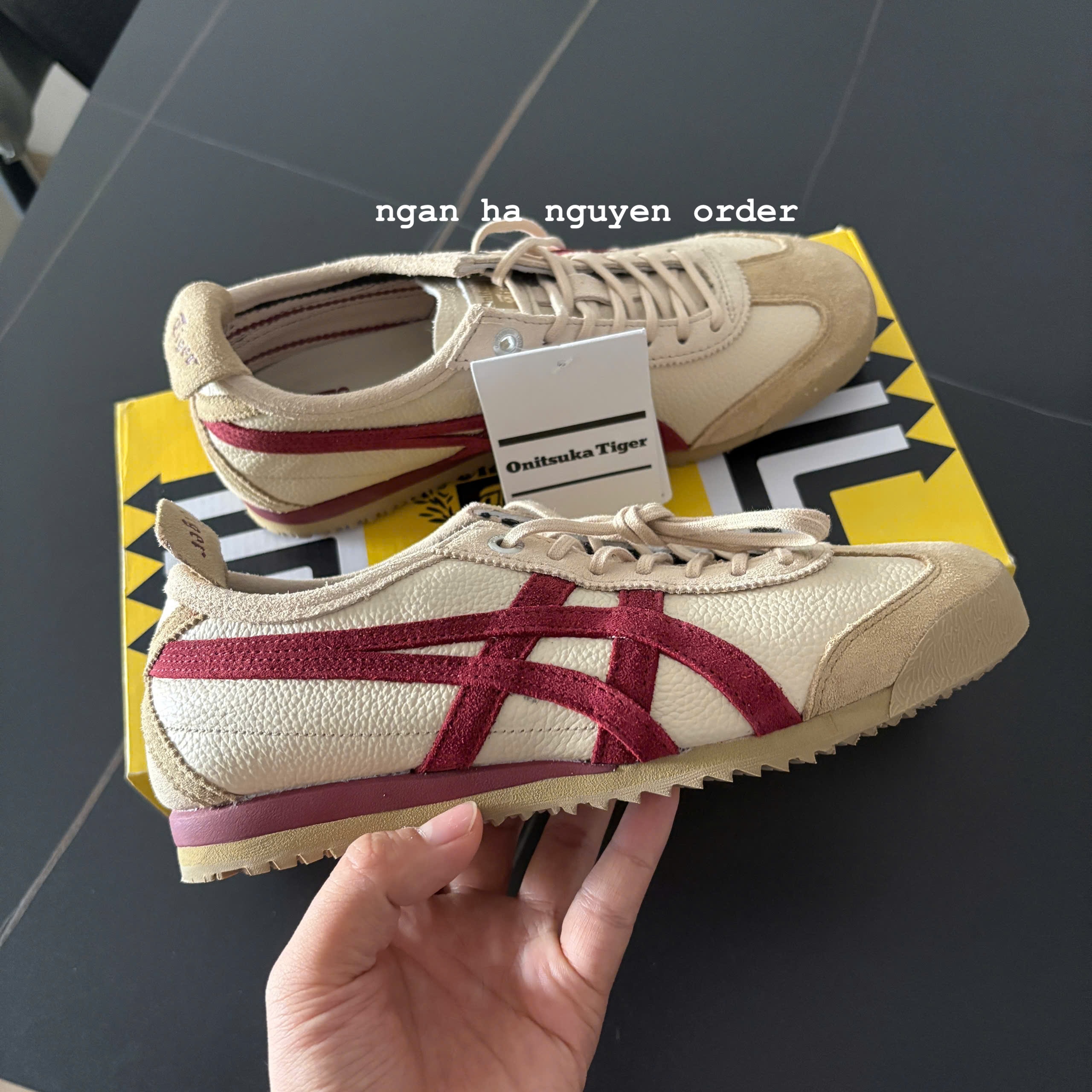 Onitsuka Mexico 66 SD Vin "Beige/ Beet Juice" (1183C015-202)