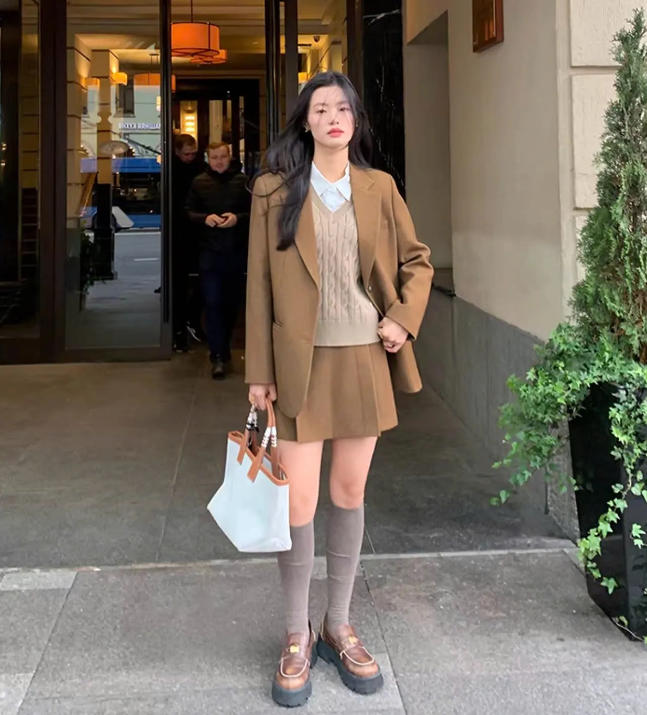 Set Blazer Dạ Pusumede