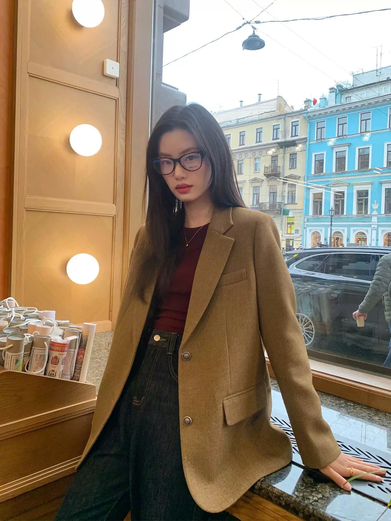 Set Blazer Dạ Pusumede